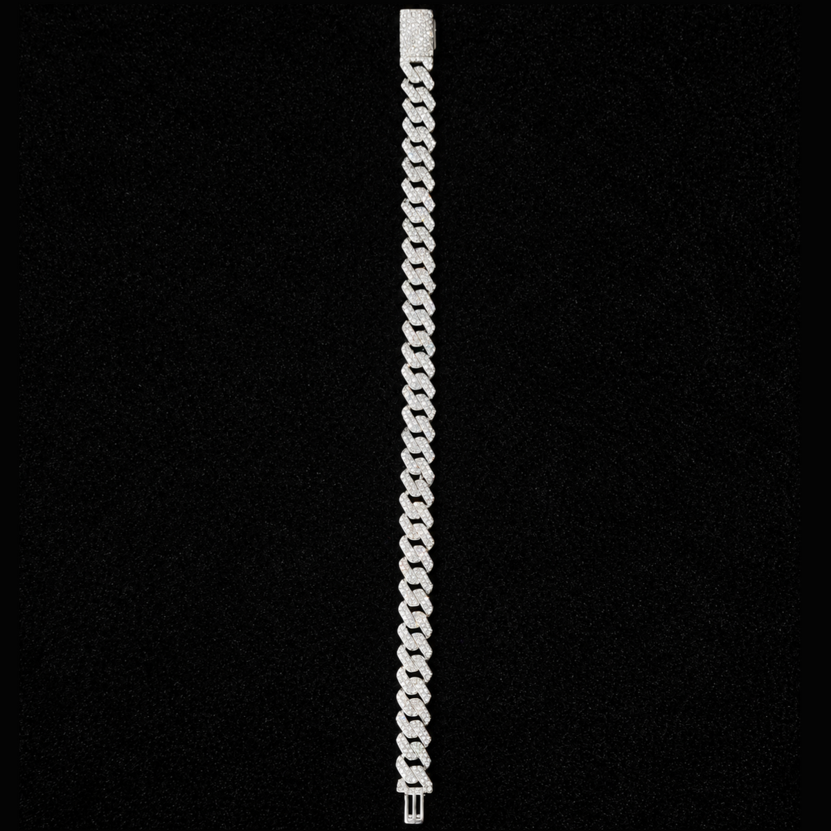 Pulso de plata .925 - Miami ice zirconia Suiza